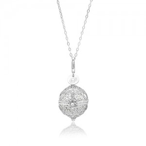 Priesme Change Your Style halskæde i 925 Sterling sølv med klare Swarovski krystaller