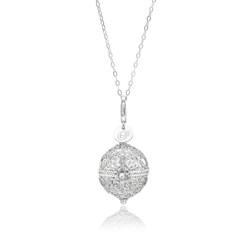 Priesme Change Your Style halskæde i 925 Sterling sølv med klare Swarovski krystaller