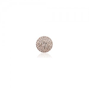 Priesme kugle på 16 mm med pudder farvede Swarovski krystaller