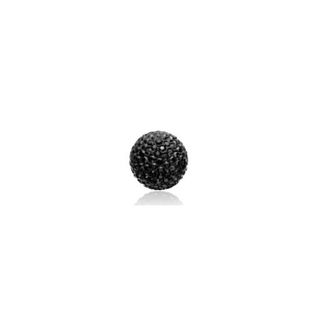 Priesme kugle på 16 mm med sorte Swarovski krystaller