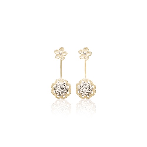 Priesme ørewring med Swarovski krystaller